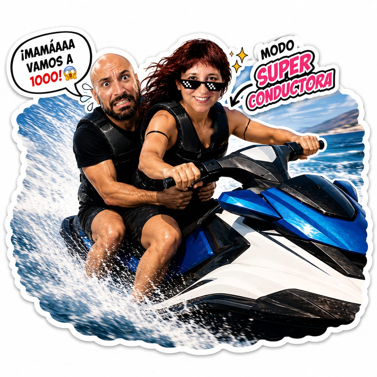Dibujo de la moto de agua